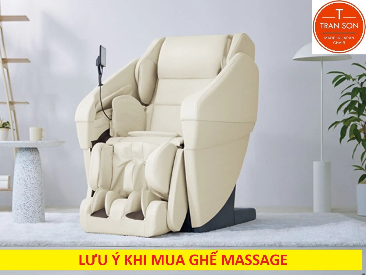 Lưu ý khi mua ghế massage