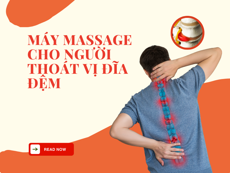 Công dụng của ghế massage đối với người thoát vị đĩa đệm
