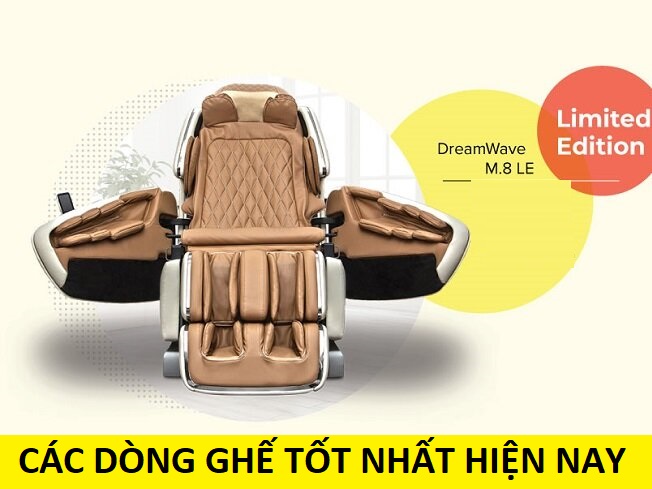 Các dòng ghế massage tốt nhất hiện nay