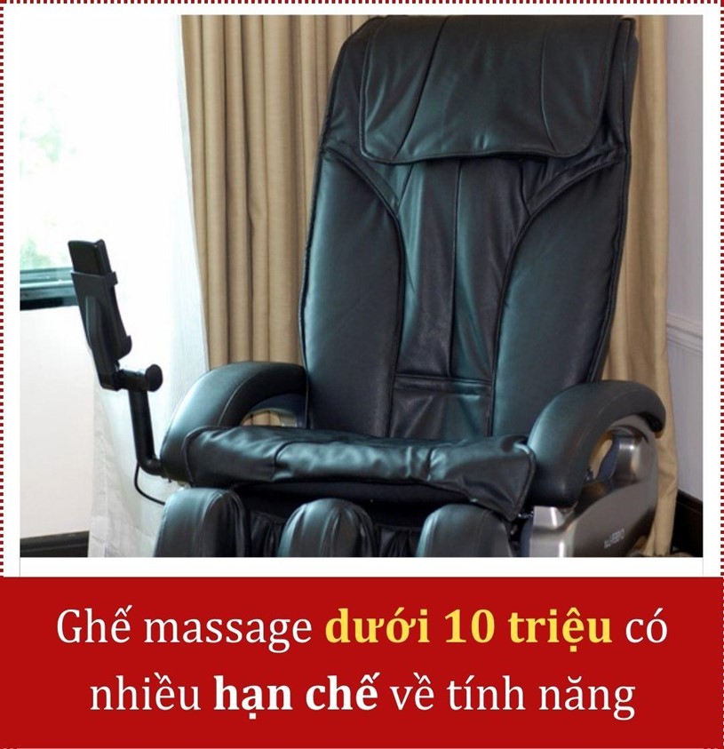 Ghế Massage Giá Rẻ Dưới 10 Triệu Có Nên Mua?